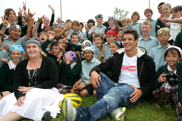 Back to School with Rugby Player Dan Carter